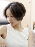 大人ショートボブ「ヴェール×ぬけ感」_TREE表参道