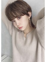 インビテーション(invitation)&nbsp;【invitation】ミルクティーグレージュ×大人ショート＠マイコ