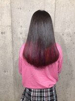 サロンドミルク 原宿(salon de MiLK)&nbsp;アクセントカラーレッド