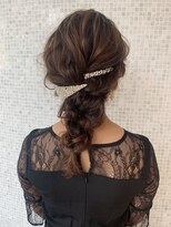 【LA PENSEE】ダウンスタイルのドレスヘア