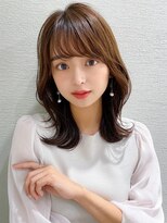 アフロート エル 錦糸町(AFLOAT L) オリーブアッシュ/韓国ヘア/切りっぱなし/ボブルフ