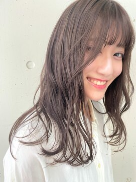シロ(SiLO) 〈semi long〉透け感◯ブラウンベージュ