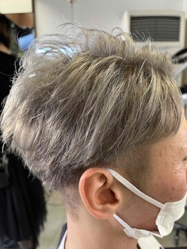 サロン クラッチ クリエイティブ コンセプト(salon CLUTCH creative concept) メンズショート〈シルバー〉