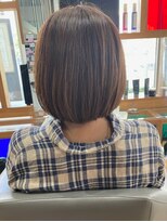 スタジオ アルファプラス 日暮里店(studio α+)&nbsp;ステップボーンカット×ボブ【スタジオアルファプラス日暮里】