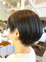 ラ メール ヘア デザイン(La mer HAIR DESIGN)&nbsp;ナチュラルネイビーカラー×丸みショート
