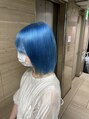 セレーネヘアー キョウト(Selene hair KYOTO) 水色、ブルー☆色落ち綺麗