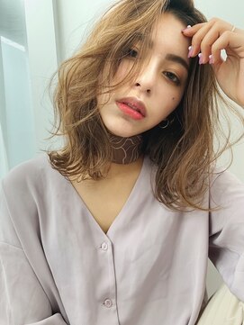 チェレ オレ 新金岡店(Chere ore) かきあげミディアムレイヤー/ナチュラルグラデーション