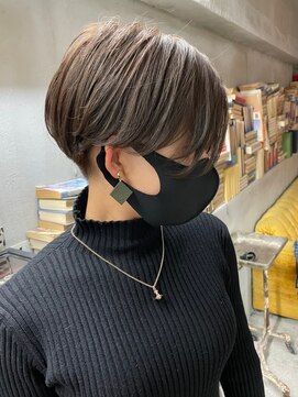 エース (ACE) ACE 横浜 ハンサムショート×透明感暗髪カラー