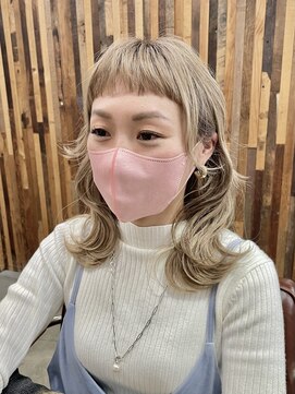 リッカ(RICCA) ミルクティーベージュ/ハイトーンカラー/ケアブリーチ W1227