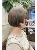 ハイトーングレージュカラー【ボブ】