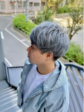 バロンビューティー(BARON Beauty) メンズ/ホワイトグレー/ブリーチ/アッシュ