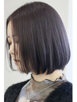 スリーマーク(THREE mark)&nbsp;[THREE mark]安佐南　バイオレット　ブルージュ　ミニボブ