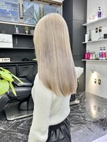 チュダック(ChuDuck)&nbsp;韓国風《ミルクティー》ハイトーン/ケアブリーチ/ダブルカラー