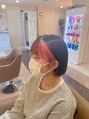 ヘアルーム ルシア(Lucia) 耳かけてもまとまりのいいライン出しつつ、毛量も軽めに！