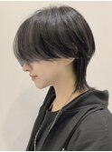 中性ウルフカット マッシュウルフ 前髪長めウルフ 4S530