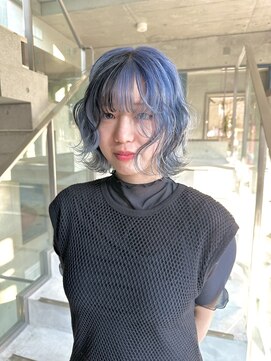 ヲタク(wotaku.) ブルーシルバーポイントブラックペールブルーケアブリーチカラー