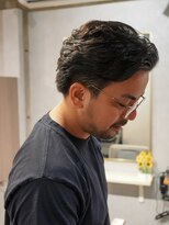 バント 神田(BANTO)&nbsp;メンズオールバックパーマ メンズヘア BANTO 神田