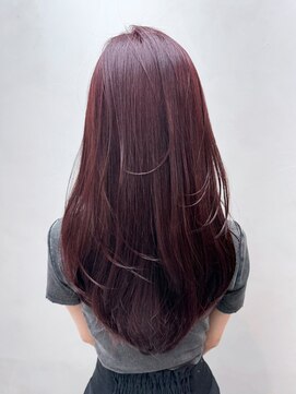 アイティーバイアルバム 藤沢店(IT by ALBUM) ベビーピンクニュアンスカラーレイヤーロング_ba515661