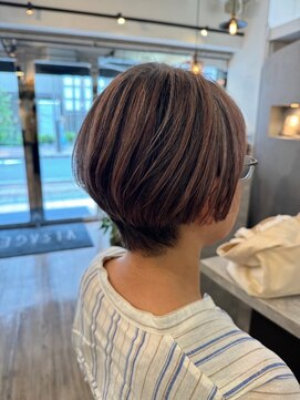 ヴィサージュバスク(VISAGE ba.s.k) 白髪を生かした白髪ぼかしカラー☆