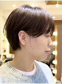 黒髪ボブルフネビージュ小顔ワンレンスペインカール大宮
