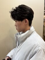毛流れセンターパート