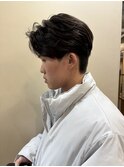 毛流れセンターパート