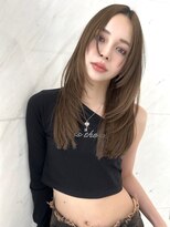 サイン 表参道(SIGN)&nbsp;韓国ヘアーハッシュカットレイヤーカットグレージュブリーチ無し