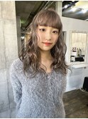 ペールカラー×グレージュ