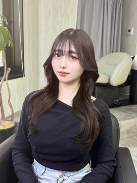 パール(PEARL) 似合わせ顔まわりカットと透明感カラー