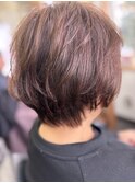 ショートヘア スタイルチェンジ ボリューム ふんわりヘア