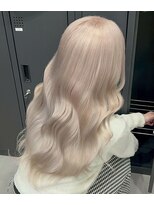 ベレーザ 渋谷(BELEZA)&nbsp;13147艶髪ホワイトブロンド髪質改善ミルクティーベージュロング
