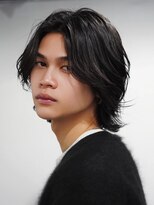 アンサー 渋谷(ANSWER)&nbsp;メンズボブメンズミディアムパーマスパイラルパーマルーズパーマ