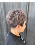 白髪を活かしたヘアカラー