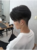 センターパート/曲がる縮毛矯正