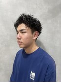 ショート無造作パーマ