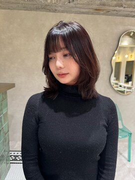 ボブレイヤー 韓国ヘア レイヤーカット 表参道 外苑前