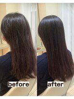 シゲ 自由が丘店(SHIGE)&nbsp;毎月白髪染めしてても大丈夫/地毛風髪質改善ストレート/縮毛矯正