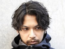 メンズサロン ノード 栄(men’s salon NODE)の雰囲気（センターパート×ツイストスパイラルパーマの相性が◎[メンズ栄]）