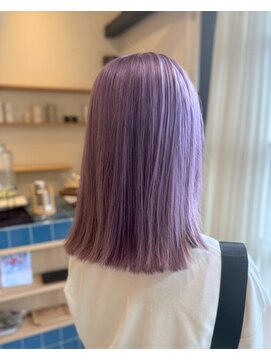 リエットヘアー 杢左店(Lie-et. hair) 柔らかなラベンダーパープル｜西尾市 美容室