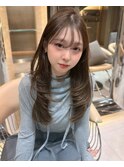 髪質改善ハッシュレイヤーミルクティーベージュシースルー仙台