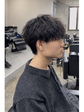 アソビ 王道シャドウパーマ