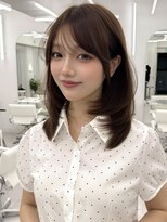 アマトウキョウスマートサロン(AMA TOKYO×Smart Salon)&nbsp;くびれミディアムレイヤー/顔まわりカット/美髪レイヤーカット