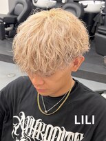 アンドメゾンオム(&Maison. homme)&nbsp;LILI/加古川/メンズパーマ/ハイトーン