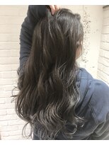 エイト 福岡天神店(EIGHT fukuoka)&nbsp;【EIGHT福岡】nabe_ハイライトバレイヤージュスモークシルバー☆