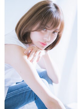 ヴァンクシー バイ ルナ(VANKCY by Luna) ボブ シースルーバング オルチャン 簡単 抜け感 30代 40代 時短