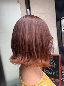 ブレイブ ヘアデザイン(BRaeVE hair design) ノーブリーチ裾カラー