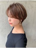 イメチェン外ハネボブ美髪ワイドバングレイヤーショート/大宮