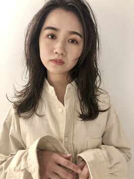 ロニカ 銀座(LOuNICA) ニュアンスカラー ココアグレージュ 抜け感ヘア