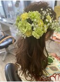 【札幌平岡 ヘアセット(ハーフアップ)】 藤原有貴
