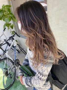 ナイーブヘアデザイン(NAiVE HAIR DESIGN) 【NAiVE hair】バレイヤージュハイライト